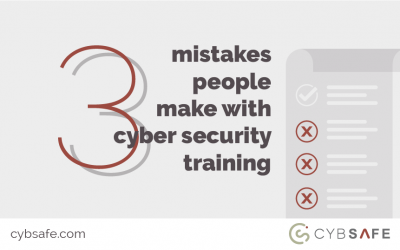 3 mistakes people make with cyber security training