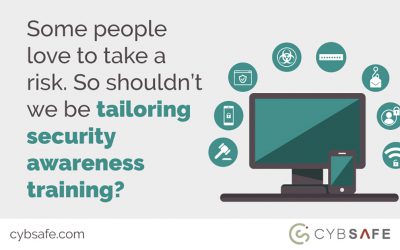 Some people love to take a risk. So shouldn’t we be tailoring security awareness training?