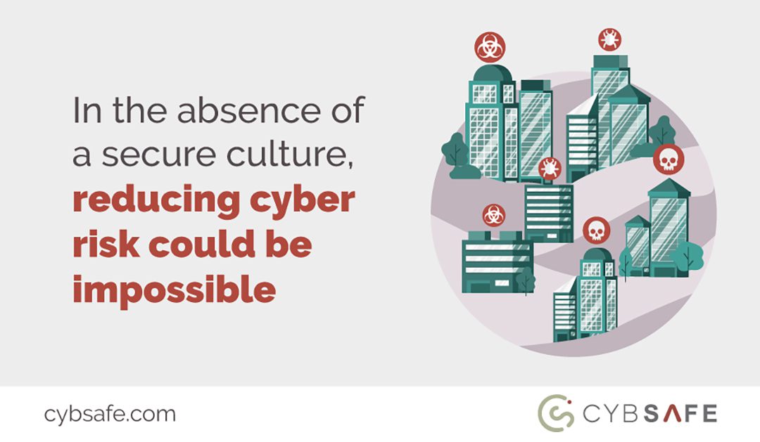 In the absence of a secure culture, reducing cyber risk could be impossible