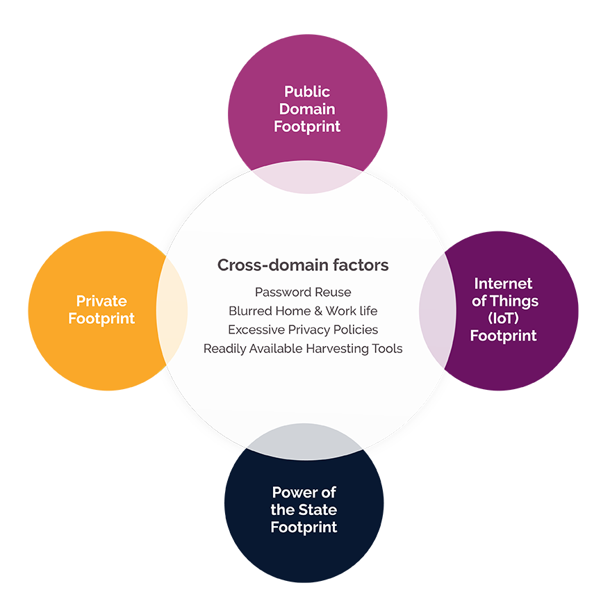 Four digital footprint domains