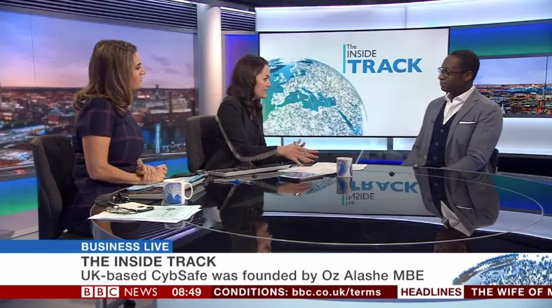 Oz Alashe Appearing on BBC Business Live – Inside Track