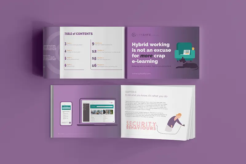 Hybrid working is not an excuse for more crap e-learning: Reducing risk in a modern, hybrid work environment