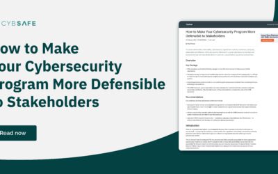 2024 Gartner®, How to Make Your Cybersecurity Program More Defensible to Stakeholders