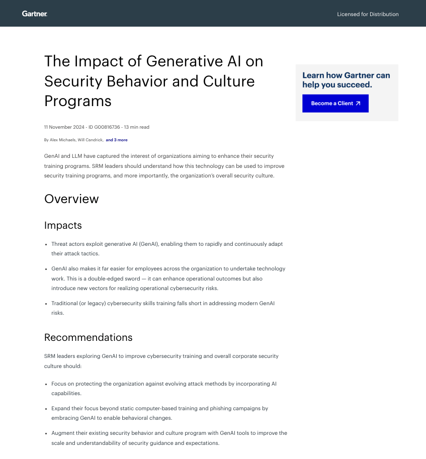 Gartner report cover